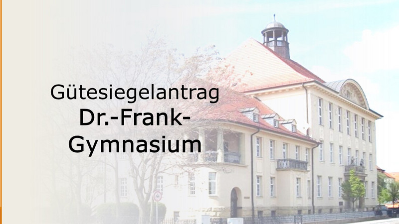 Dr.-Frank-Gymnasium Staßfurt